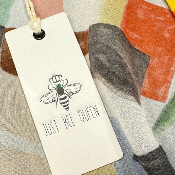 Just Bee Queen Colorful Hana Crop Top, NWT, Size XS - Picture 4 of 10